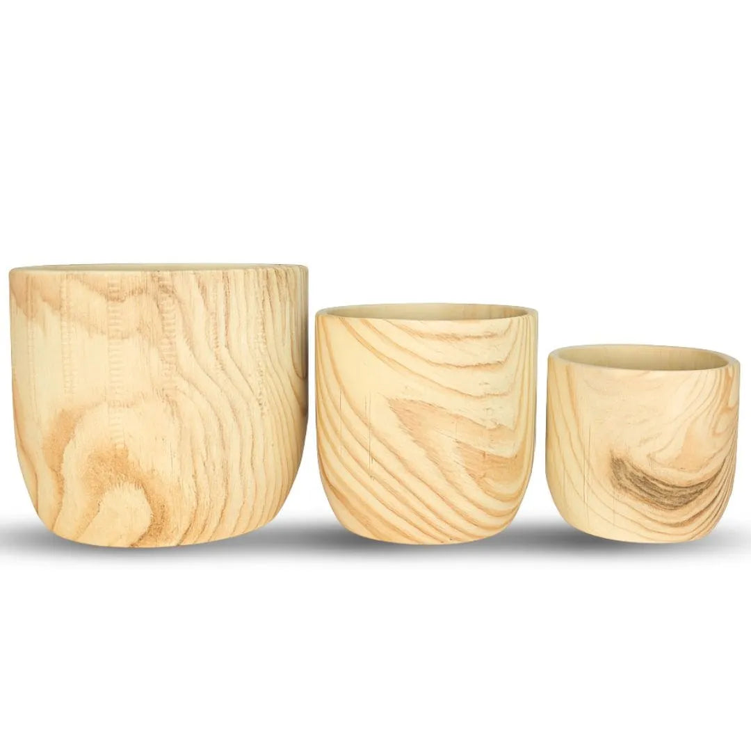 Kit 3 Vasos Linha Genebra em Cerâmica