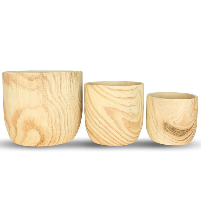 Kit 3 Vasos Linha Genebra em Cerâmica