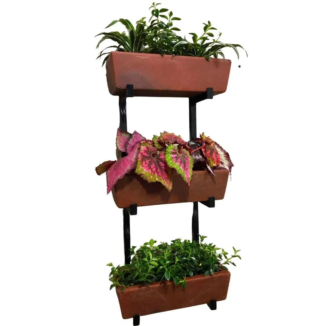 Suporte Jardim Vertical com Jardineira