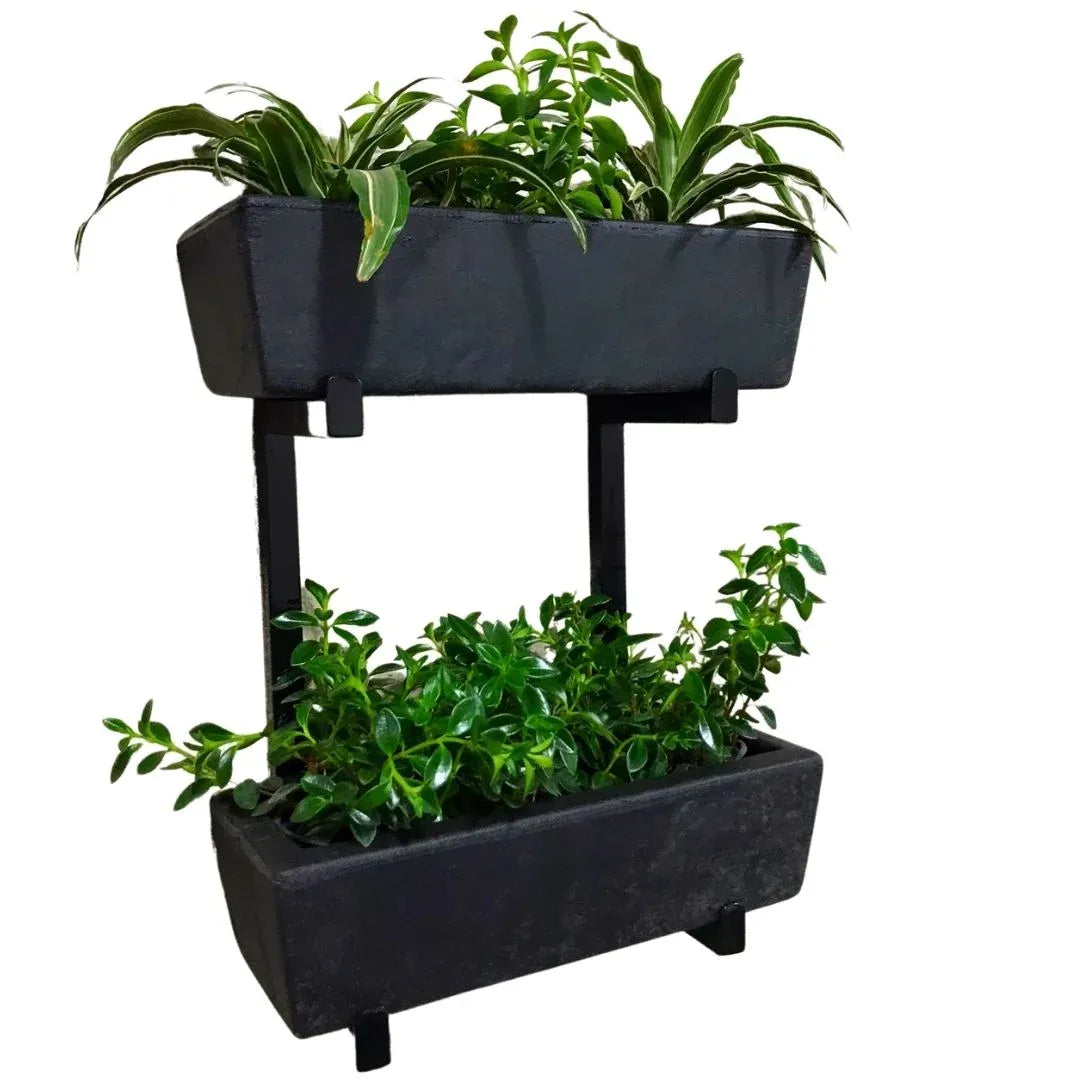 Suporte Jardim Vertical com Jardineira