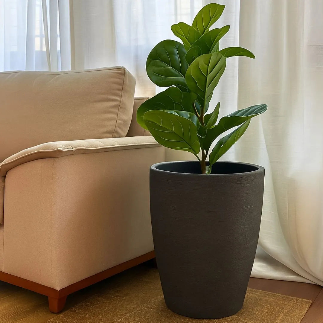 Vaso Pequim em Polietileno Texturizado 52x39cm