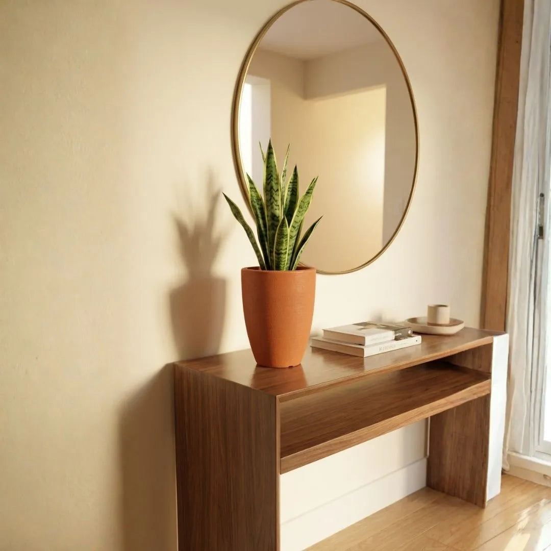 Vaso Pequim em Polietileno Texturizado 30x24cm