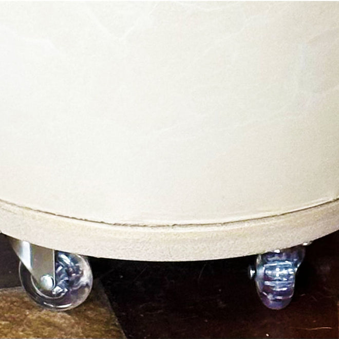 Vaso de Planta e Suporte com Roda Para Decoração Kit 2 Peças