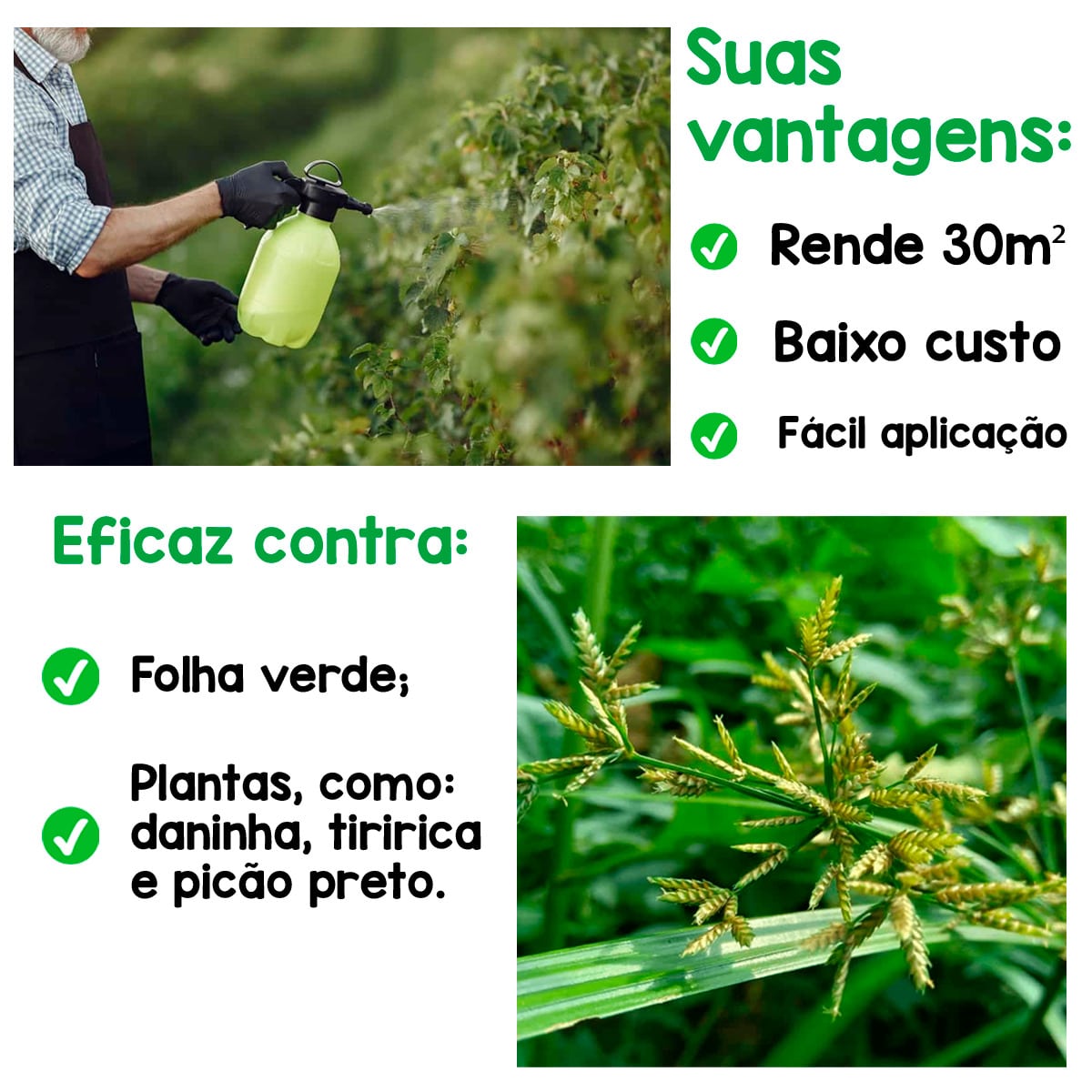 Kit Elimina Mato com Pulverizador Manual