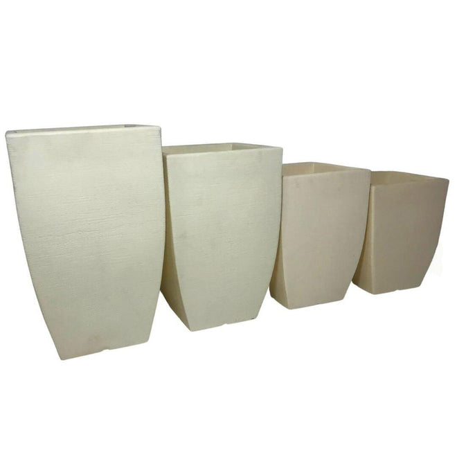 Kit 4 Vasos Quadrados Viena