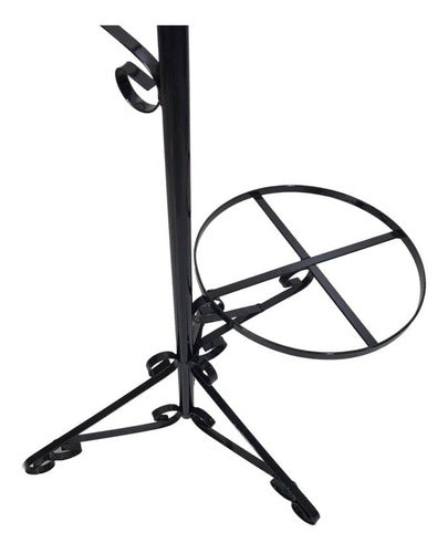 Suporte de Chão em Ferro para 4 Vasos 60x140cm