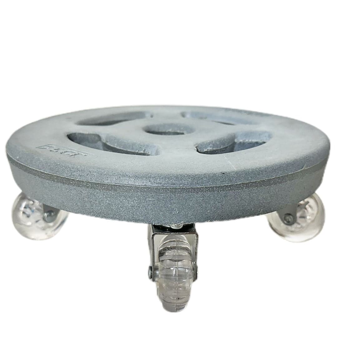 Suporte com Rodas de Silicone para Vasos Redondos