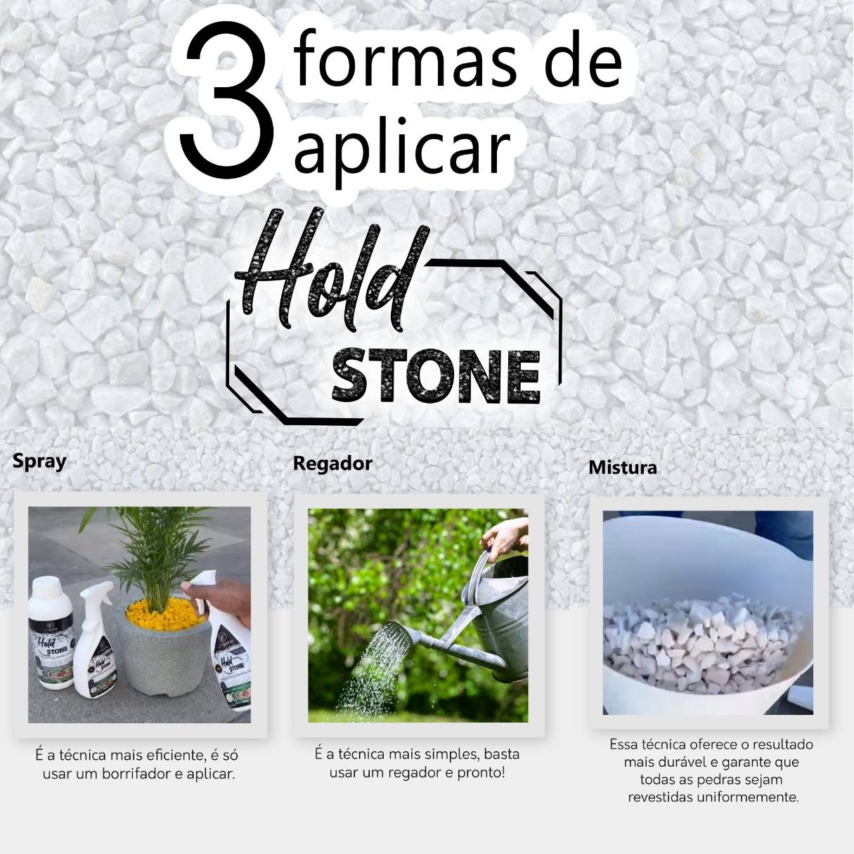 Fixador de Pedras Soltas Hold Stone 1L