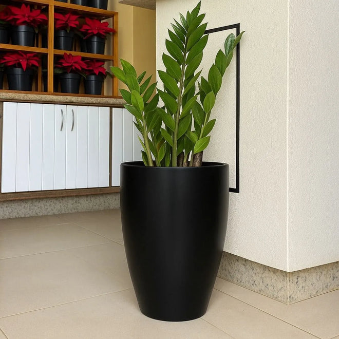 Kit 3 Vasos Polietileno Cone + Bacia