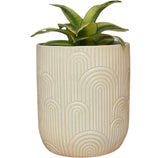 Vaso de Cerâmica Texturizado 13x15cm