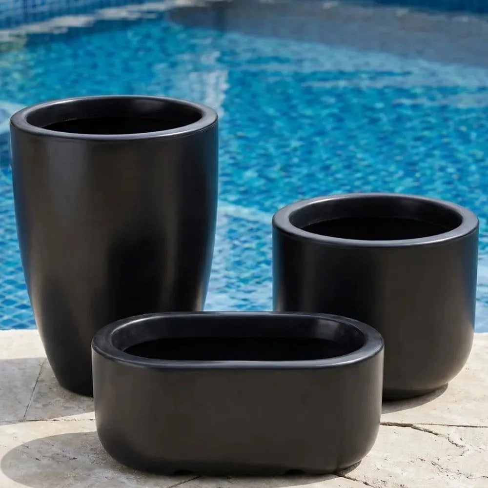 Kit 3 Vasos em Polietileno Doha e Pequim