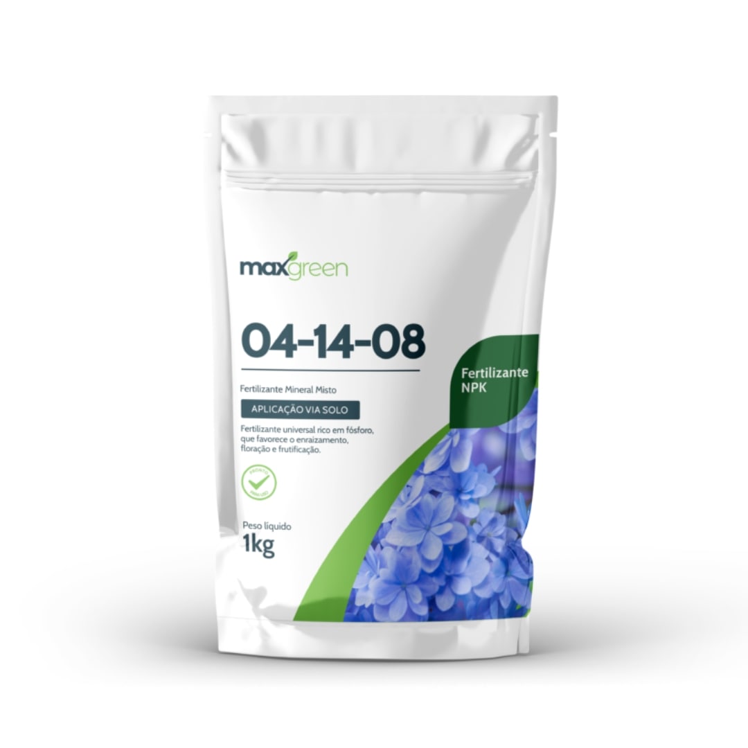 Maxgreen Adubo Mineral Misto NPK 04-14-08 1kg