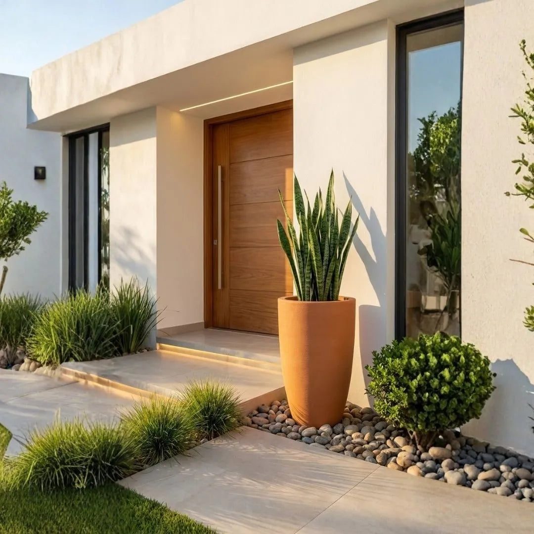 Vaso Pequim em Polietileno Texturizado 68x42cm