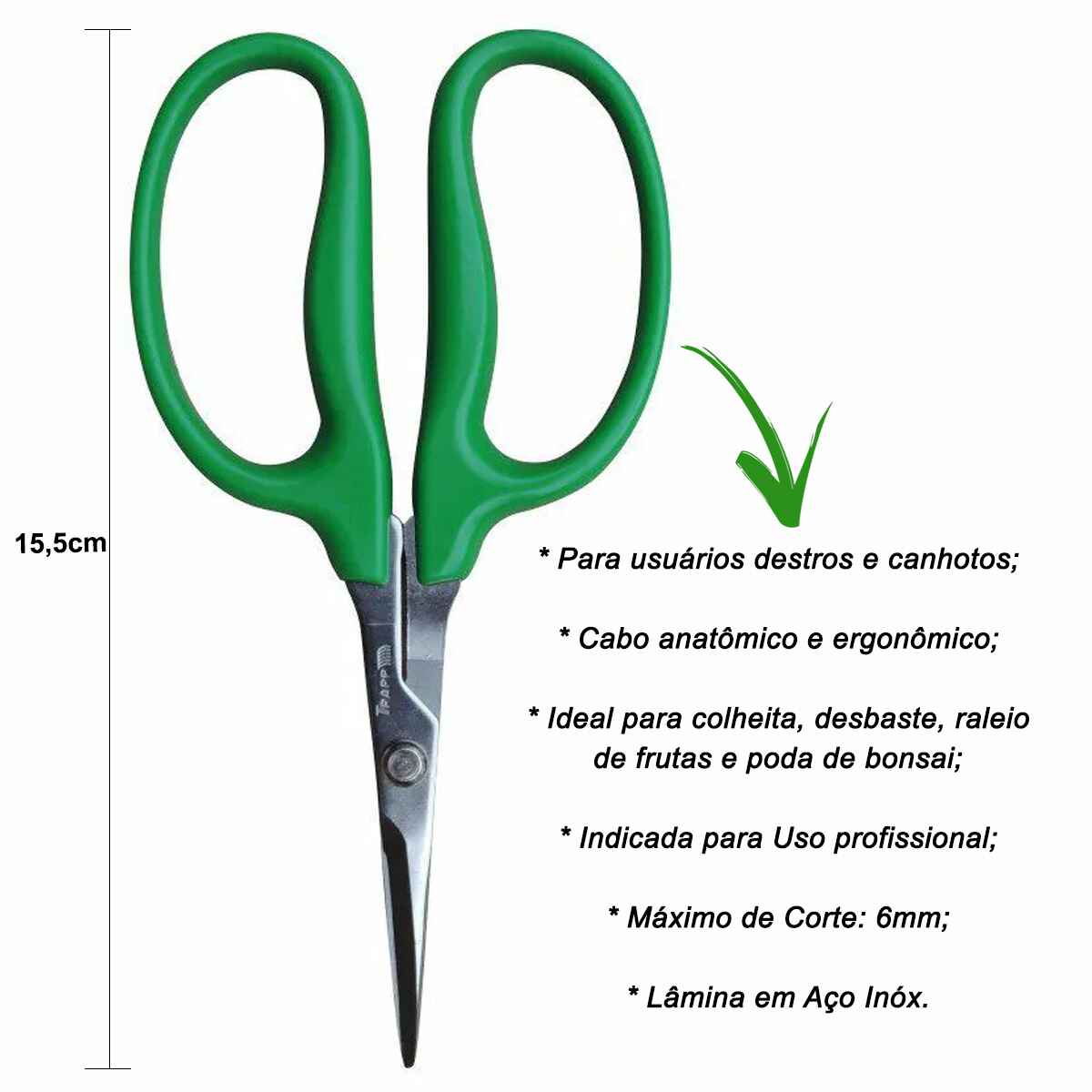 Tesoura de Colheita, Poda e Desbaste Trapp