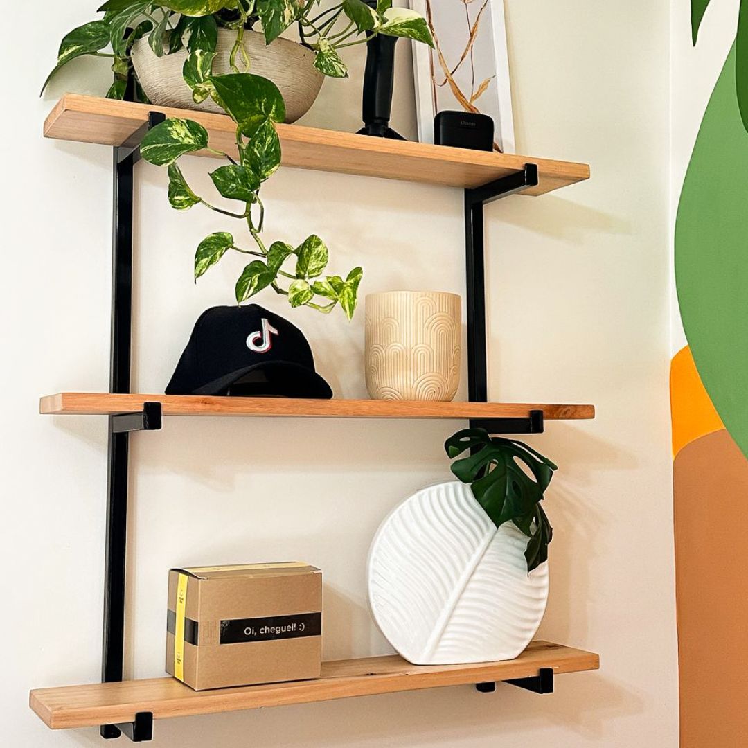 Vaso Cachepot Folha em Dolomita