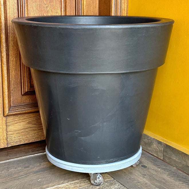 Suporte com Rodas de Silicone para Vasos Redondos