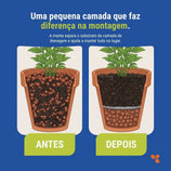Manta Geotêxtil Drenagem Proteção Vaso Jardim 1m² Avena
