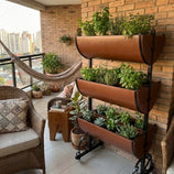 Horta Vertical com 6 Jardineiras