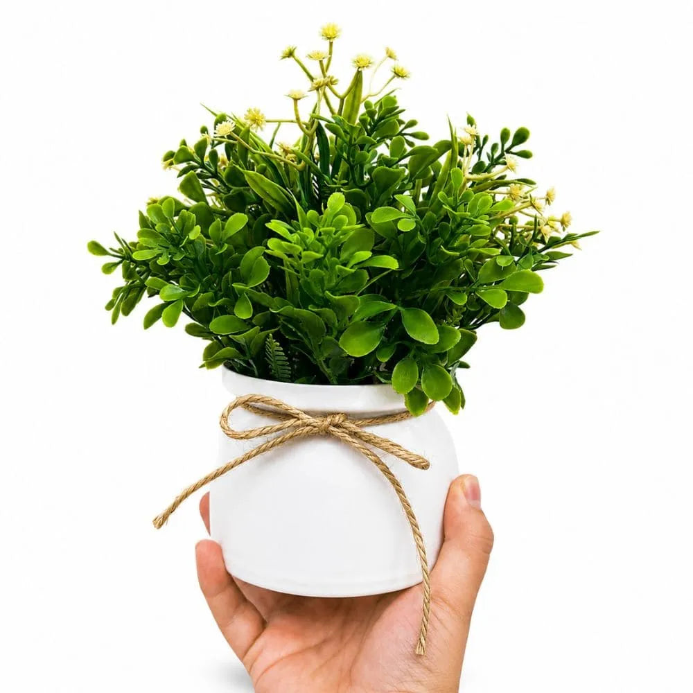 Vaso Decorativo com Flor Artificial