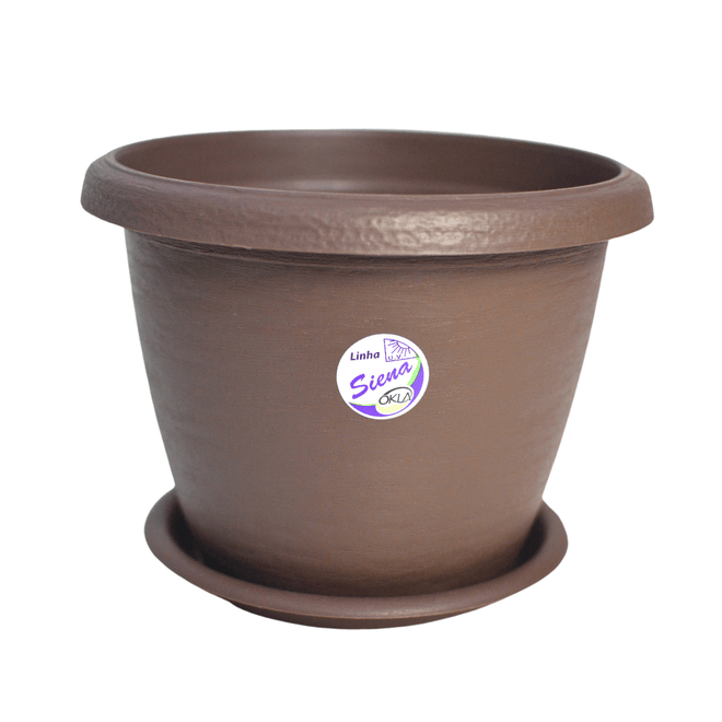 Vaso Redondo Linha Siena em Polipropileno
