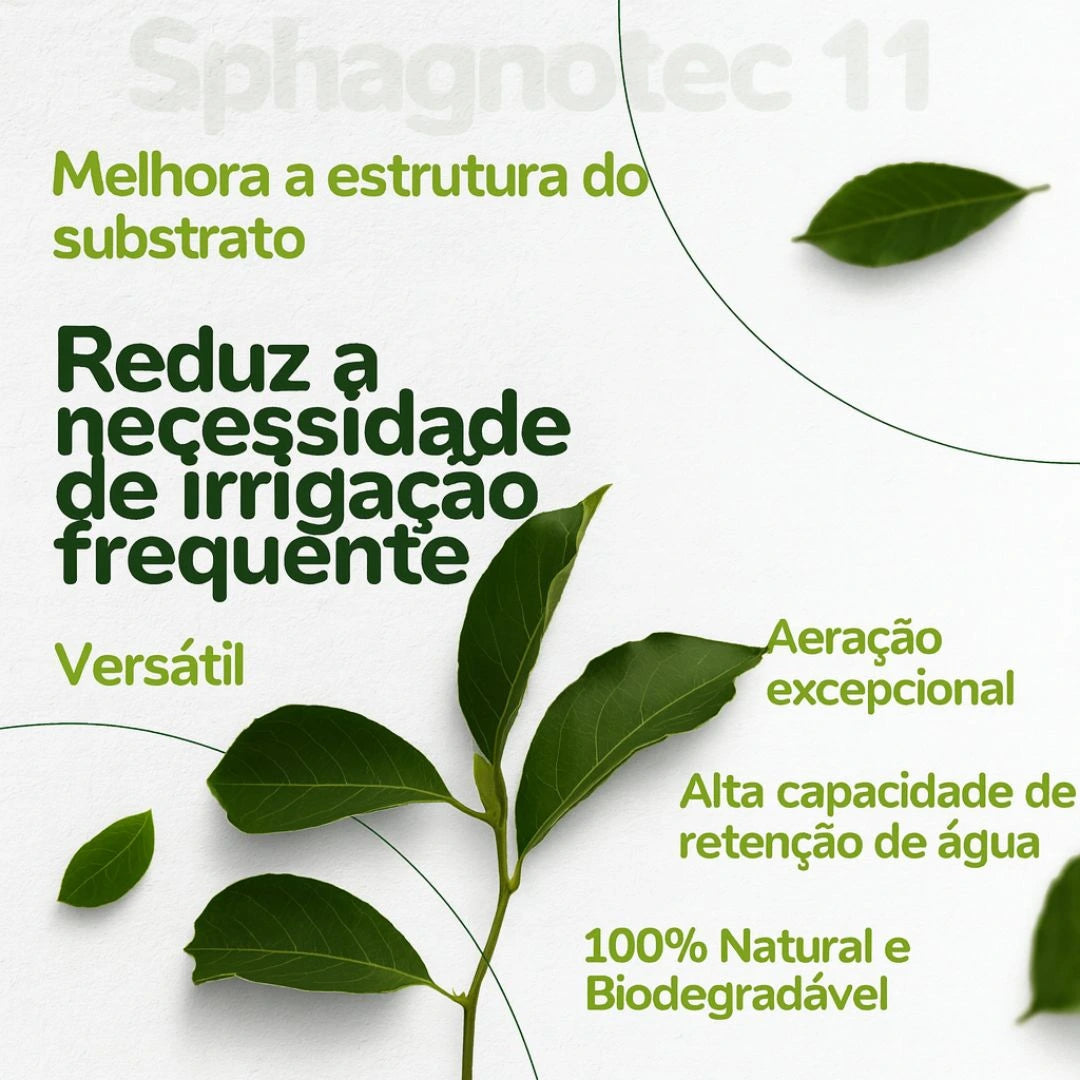 Substrato Sphagnotec 11 Turfa, Perlita e Pinus 25L