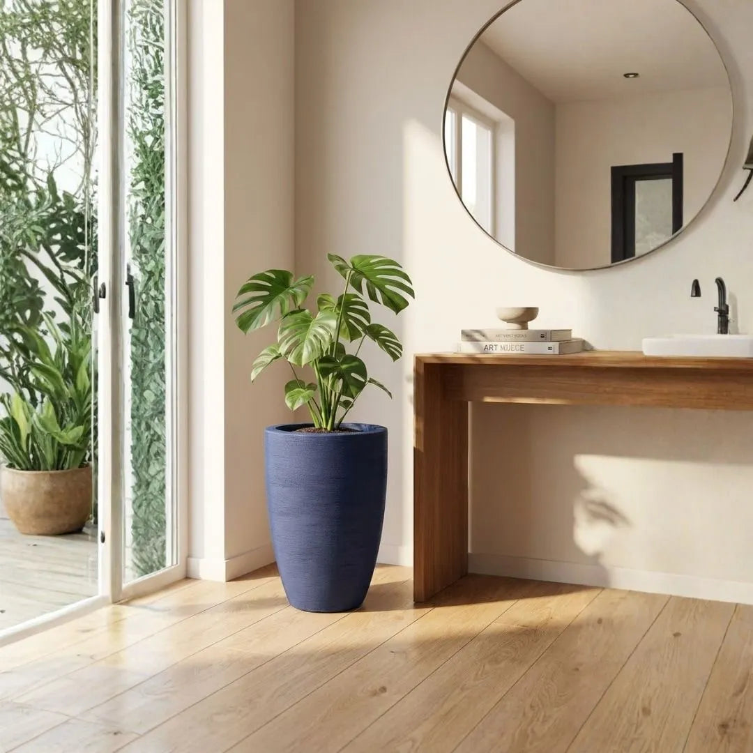 Vaso Pequim em Polietileno Texturizado 41x32cm