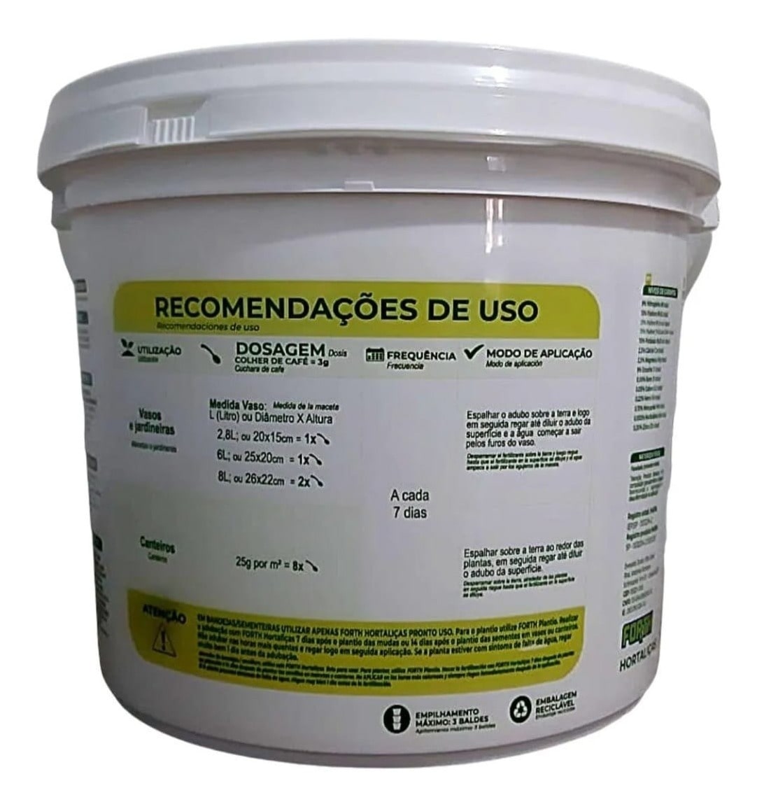 Forth Adubo para Hortaliças 3kg