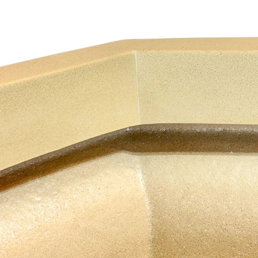 Vaso Oitavado Siena em Polietileno 48cm