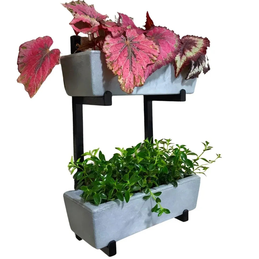 Suporte Jardim Vertical com Jardineira