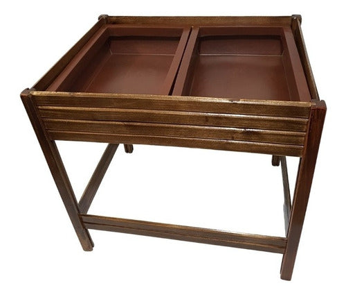 Kit Completo para Horta Caseira - Mesa Horta com 2 Vasos