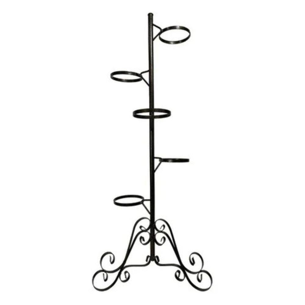 Suporte de Chão em Ferro para 5 Vasos 44x106cm