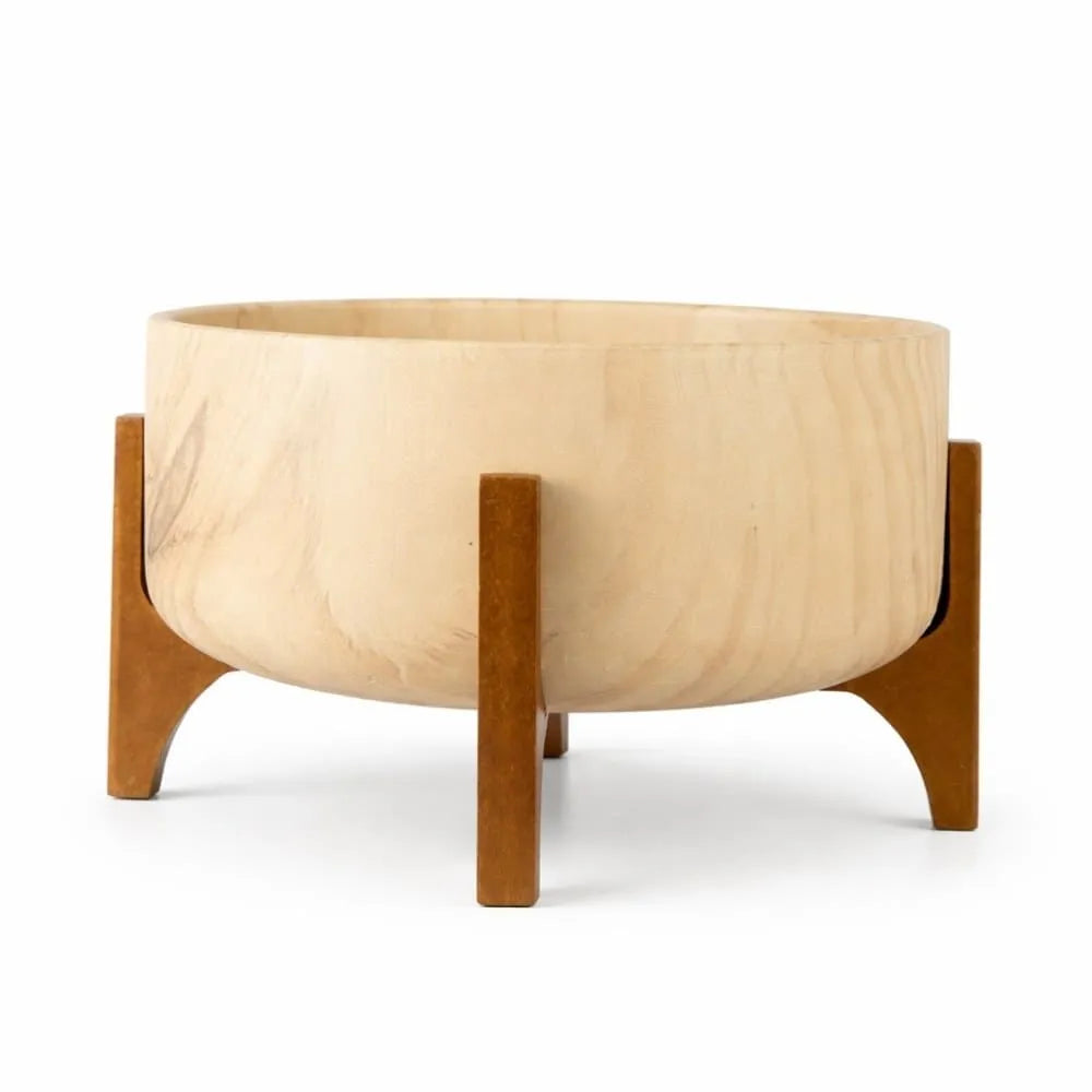 Vaso Bacia Linha Genebra com Suporte de Madeira