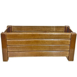 Jardineira de Madeira Ripada 40x16cm