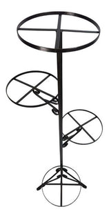 Suporte de Chão em Ferro para 4 Vasos 60x140cm