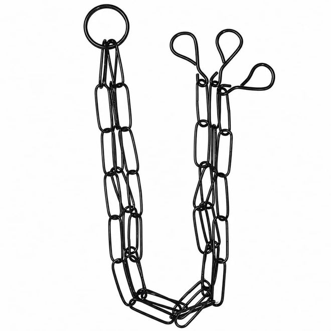 Kit com 12 Correntes Triplas Para Vasos Suspensos