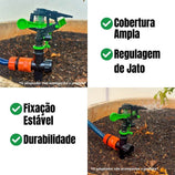Aspersor Setorial de Impulso para Irrigação de Jardim