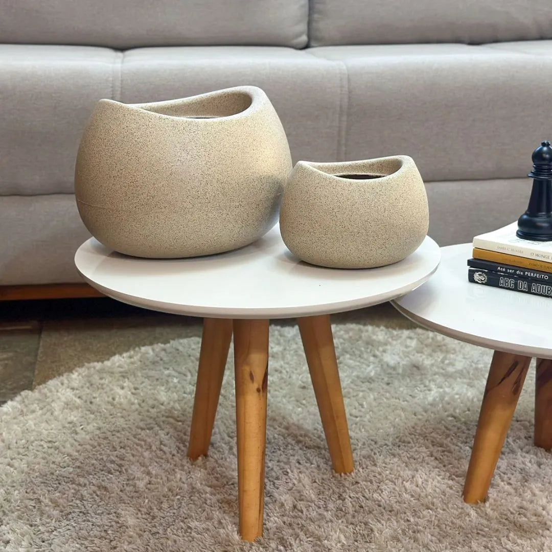 Kit 2 Vasos Oval Texturizado Nutriplan