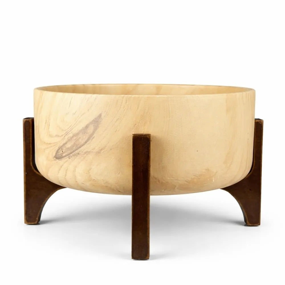 Vaso Bacia Linha Genebra com Suporte de Madeira