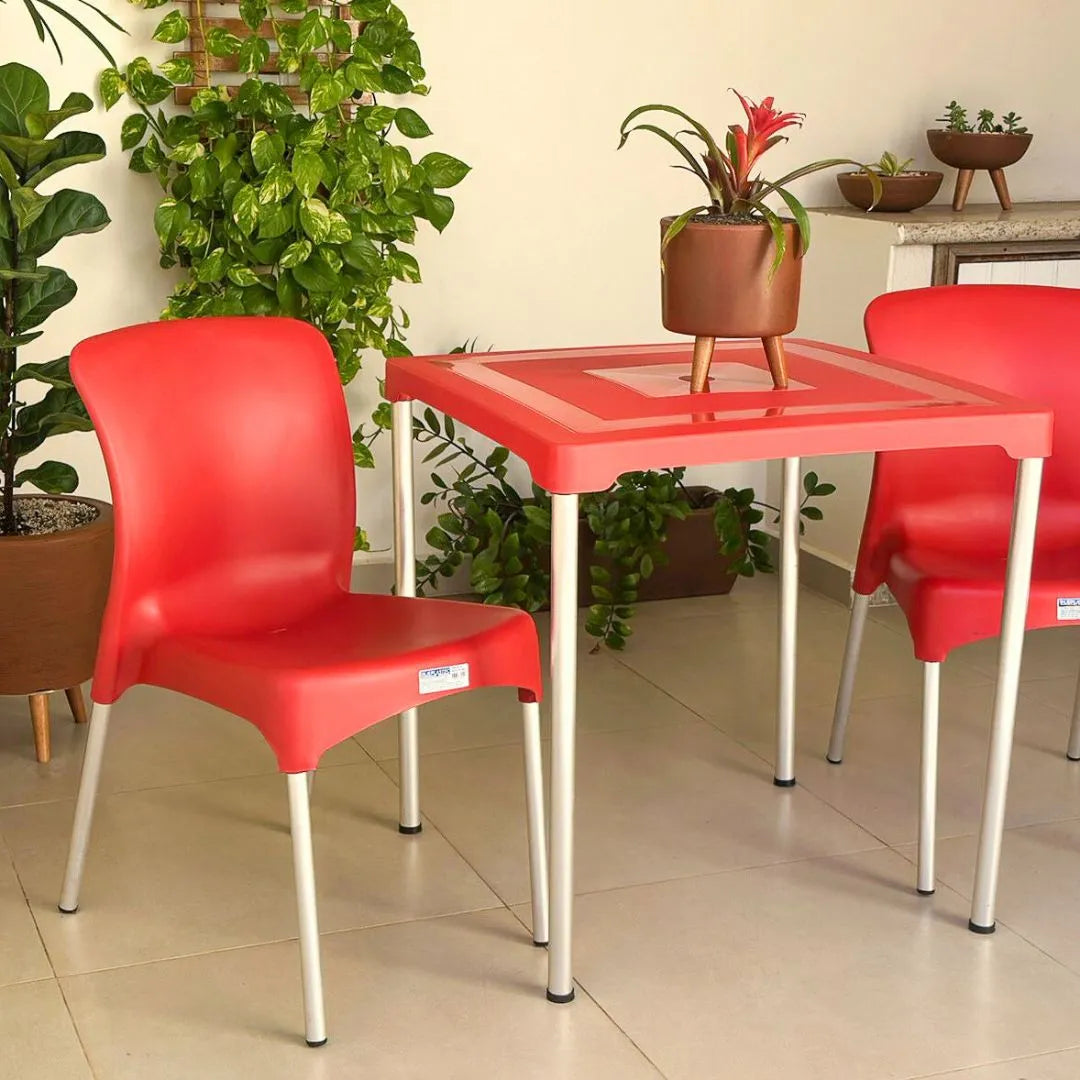 Kit Mesa com 2 Cadeiras - Sec Line da Injeplastec