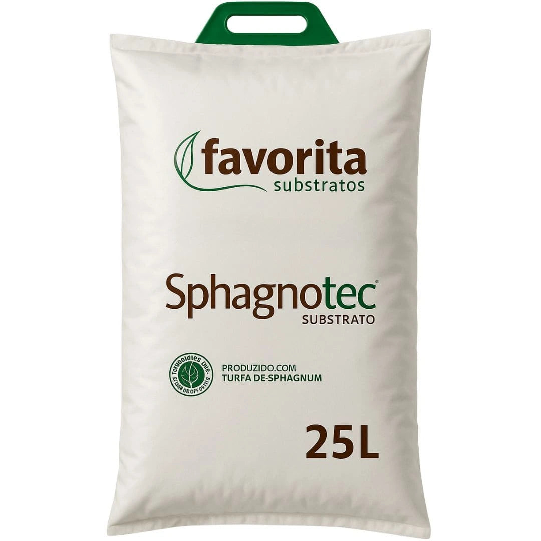 Substrato Sphagnotec 11 Turfa, Perlita e Pinus 25L