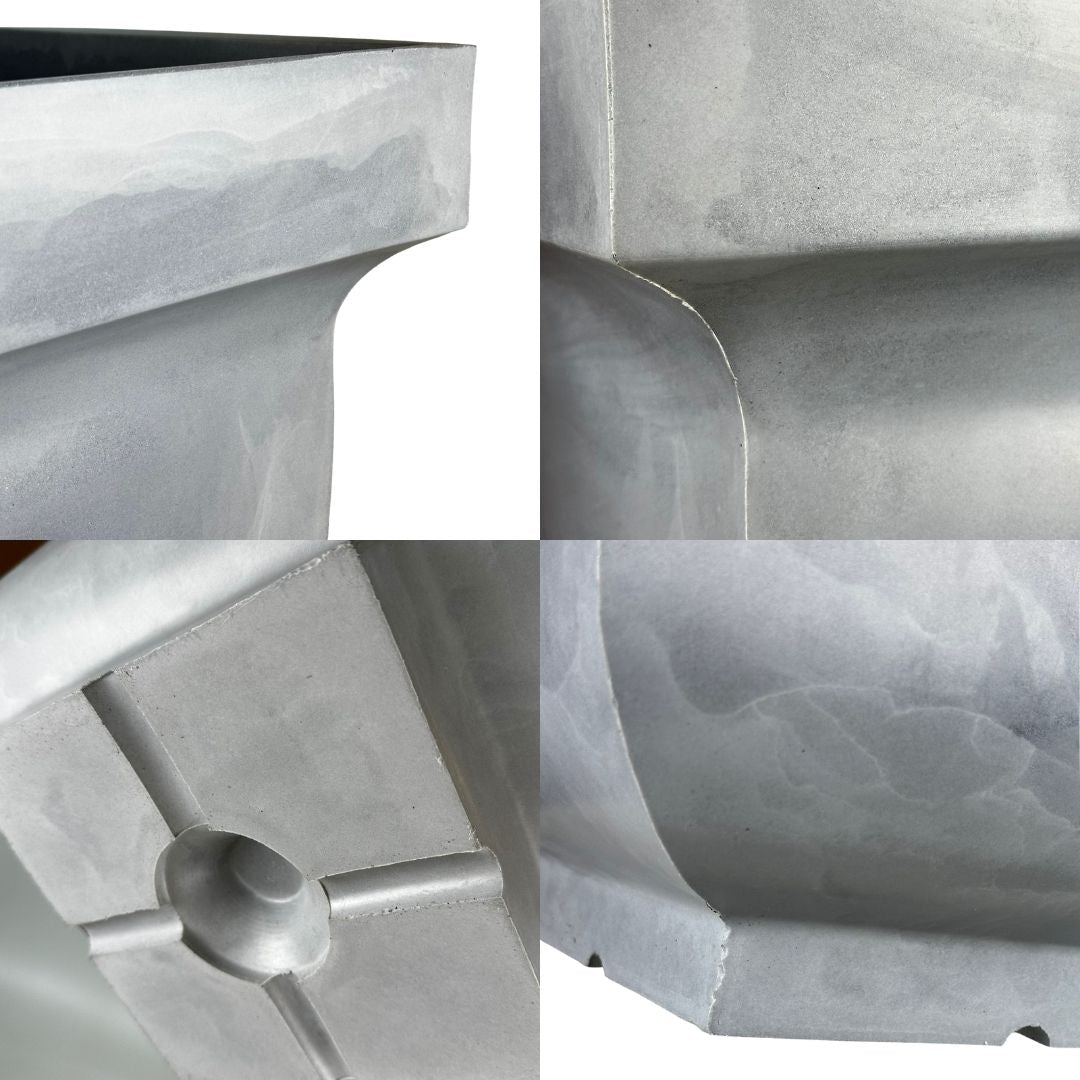 Vaso Siena em Polietileno com Bordas Curvadas