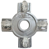 Suporte Cruzeta de Alumínio com Rodas de Silicone