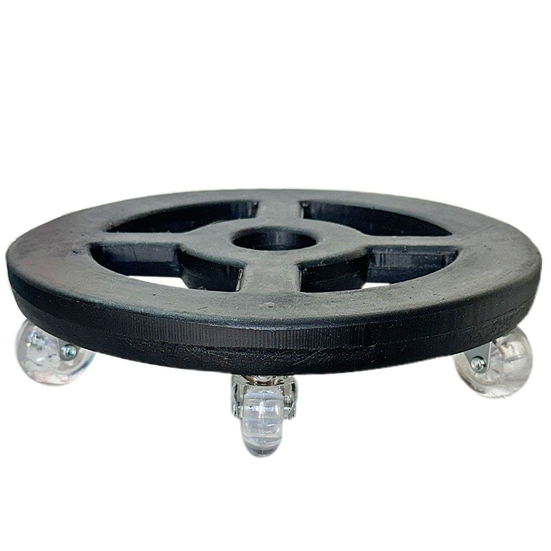 Suporte com Rodas de Silicone para Vasos Redondos