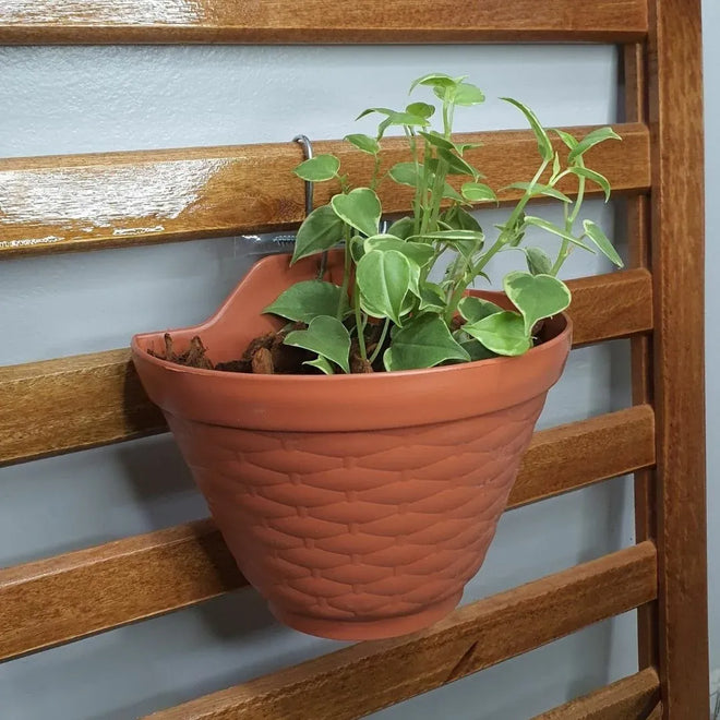 Meio Vaso de Parede para Jardim Vertical