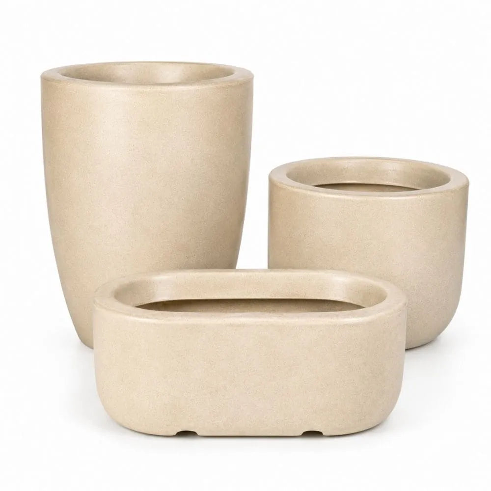 Kit 3 Vasos em Polietileno Doha e Pequim