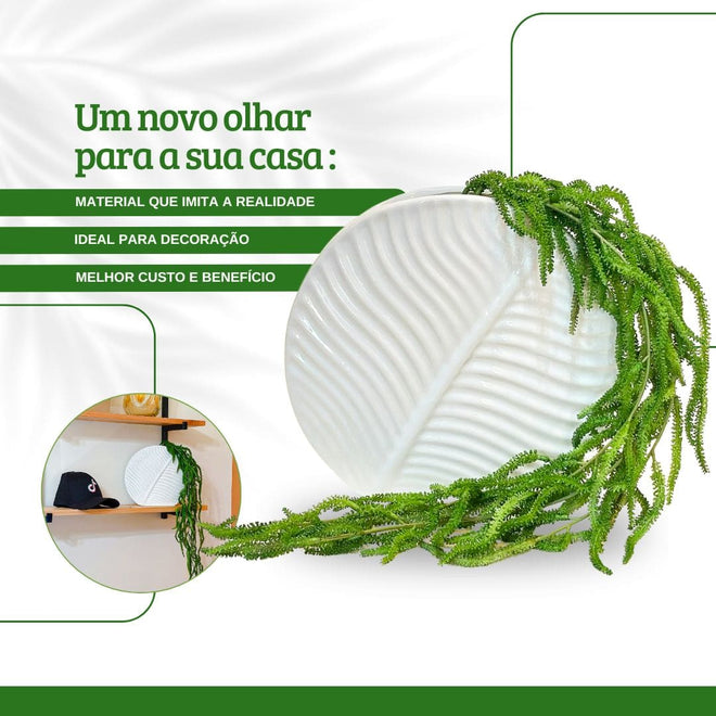 Planta Artificial Arranjo Pendente Decoração Sala Escritório