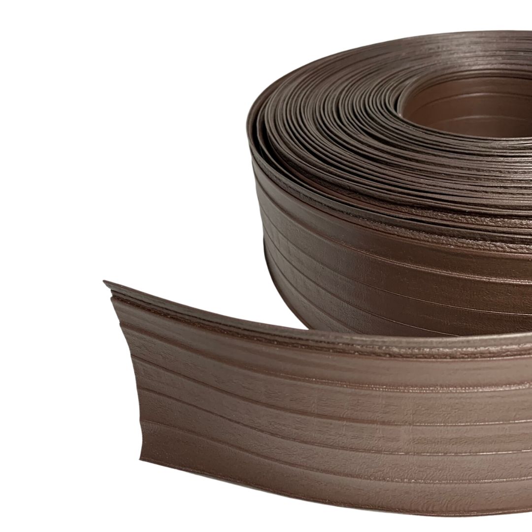 Limitador de Grama 25m Separador de Jardim Divisor Marrom