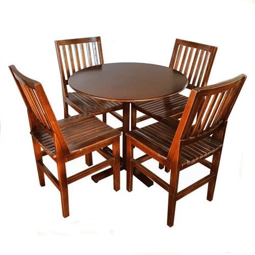 Kit 4 Cadeiras Ana Hickmann + Mesa Redonda