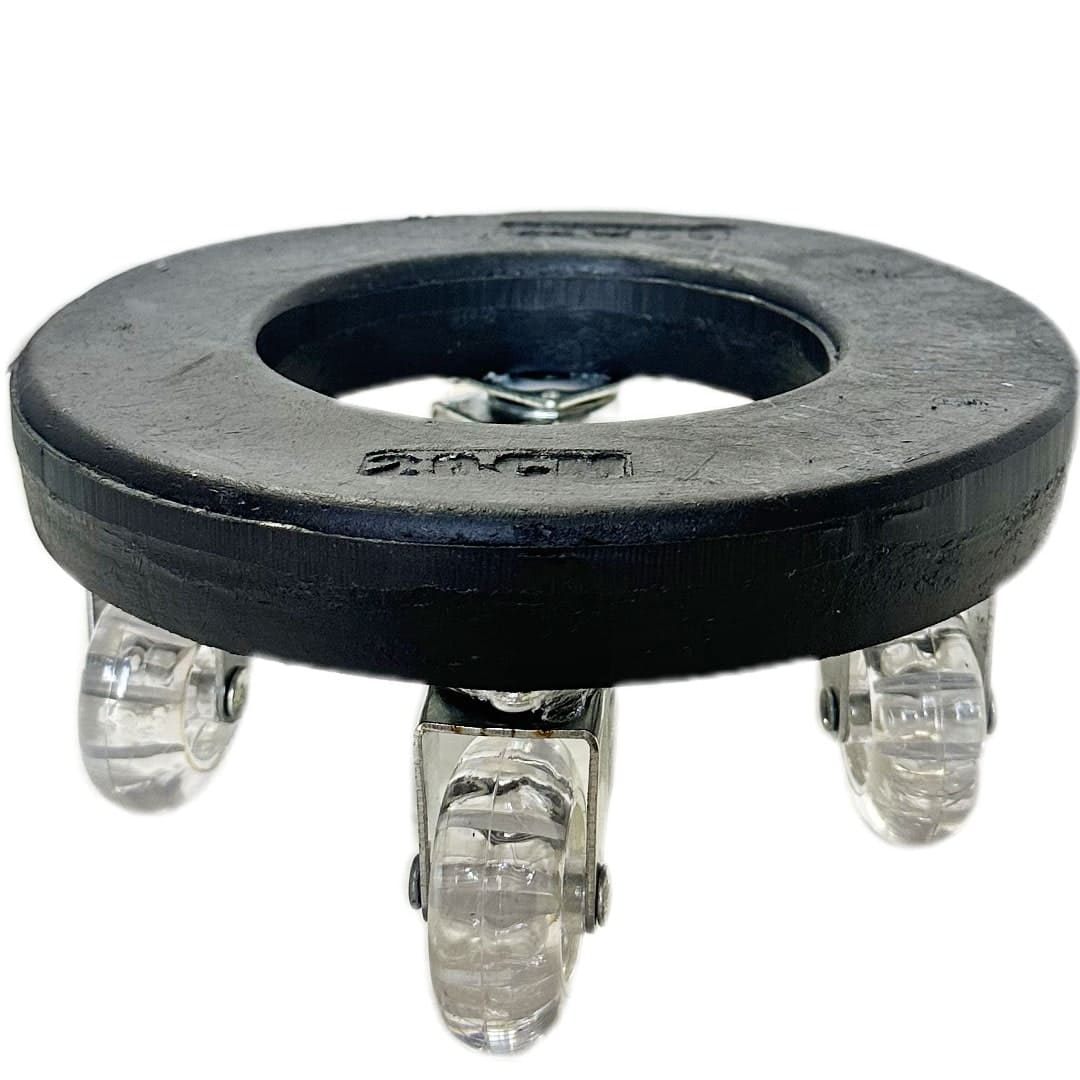 Suporte com Rodas de Silicone para Vasos Redondos