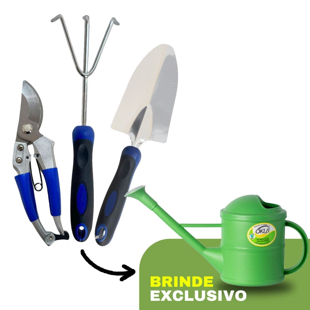 Kit Ferramentas para Jardinagem - 3 peças